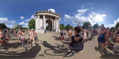 World Naked Bike Ride - 2019 London - 4K Film - 360 - Image 13