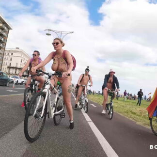 World Naked Bike Ride - 2024 Brighton - Bee Happy - 4K Film